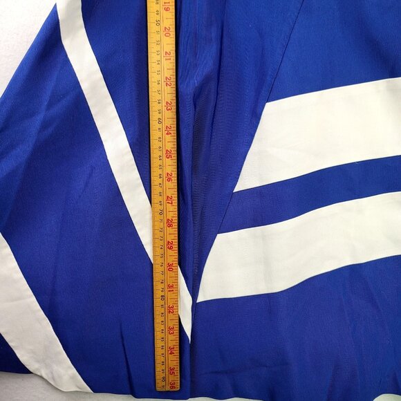 Reiss Raina Asymmetric Blue White Cotton Dress Size US 6 - UK 10 NEW Cocktail - Picture 15 of 15